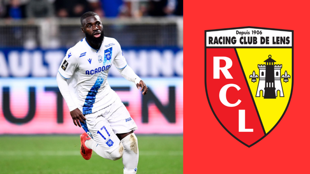 RC Lens Mercato 2025 Lassine Sinayoko, offre 6,5M€ AJ Auxerre.