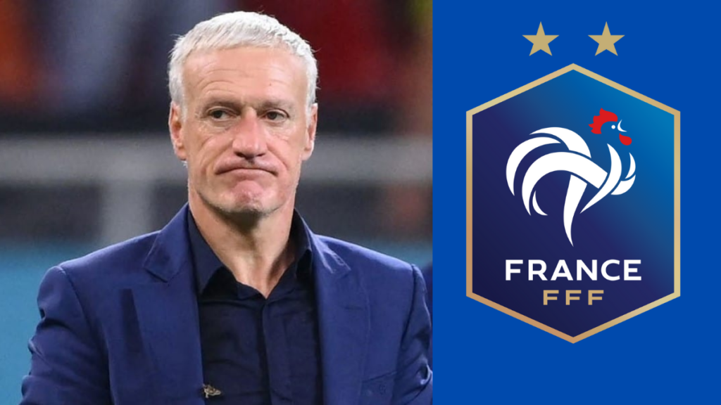 Didier Deschamps, sélectionneur de l'équipe de France, prêt à mener les Bleus lors du match contre l'Ukraine à la Tarczyński Arena pour les éliminatoires du Mondial 2026."