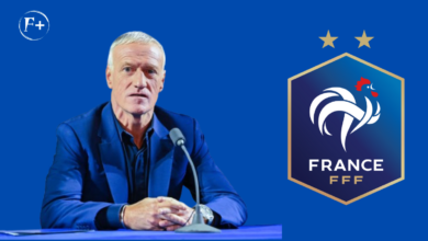 Didier Deschamps, sélectionneur des Bleus, , dévoile sa liste pour les matchs contre l’Ukraine et l’Islande