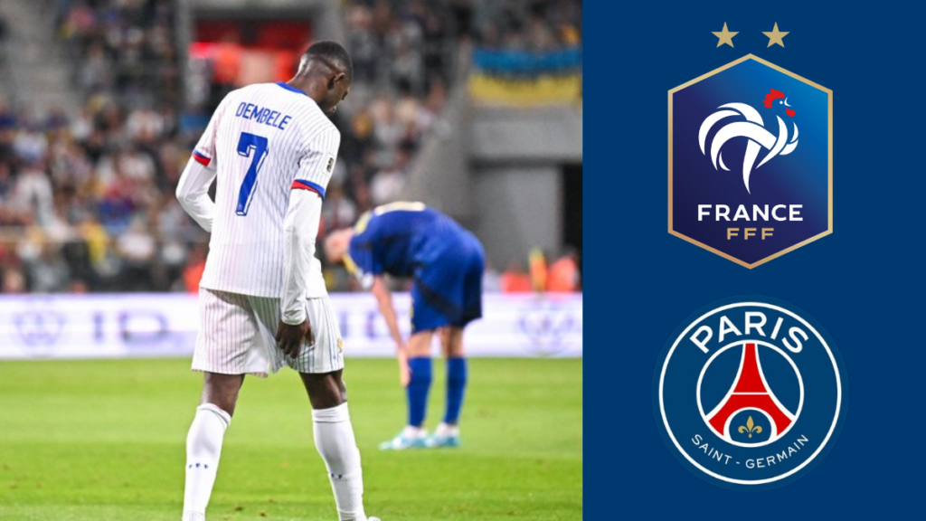 Ousmane Dembélé, blessé, au centre des tensions entre le PSG et Didier Deschamps