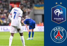 Ousmane Dembélé, blessé, au centre des tensions entre le PSG et Didier Deschamps