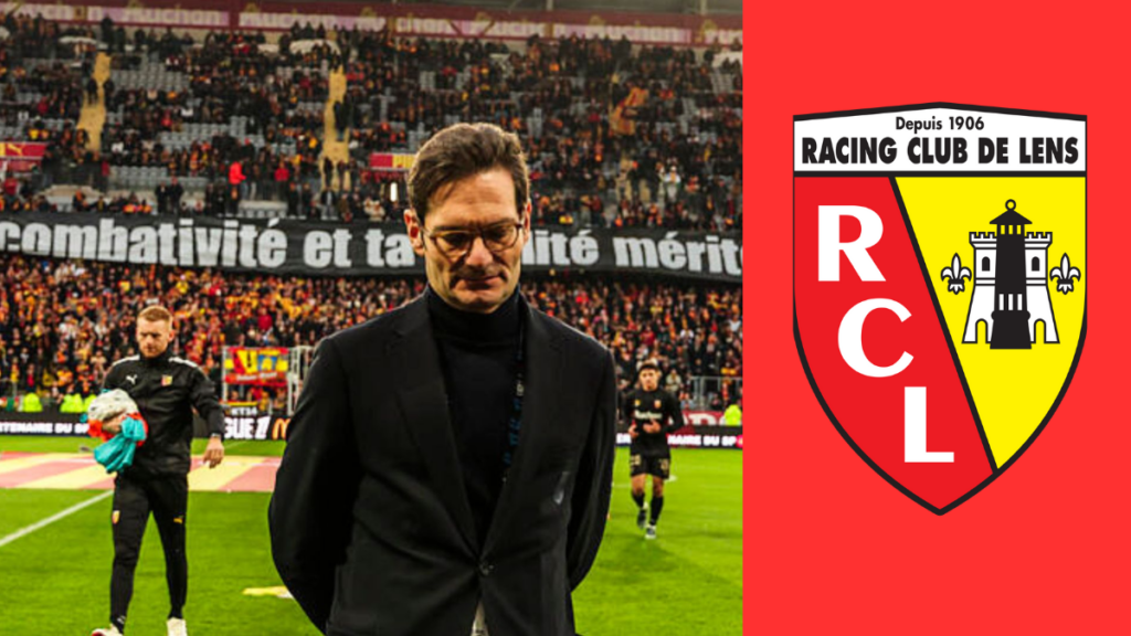 Joseph Oughourlian au stade Bollaert, vente du RC Lens
