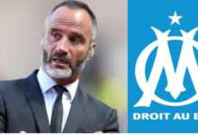 Éric Di Meco au micro de RMC, critiquant le mercato OM 2025 face aux supporters.